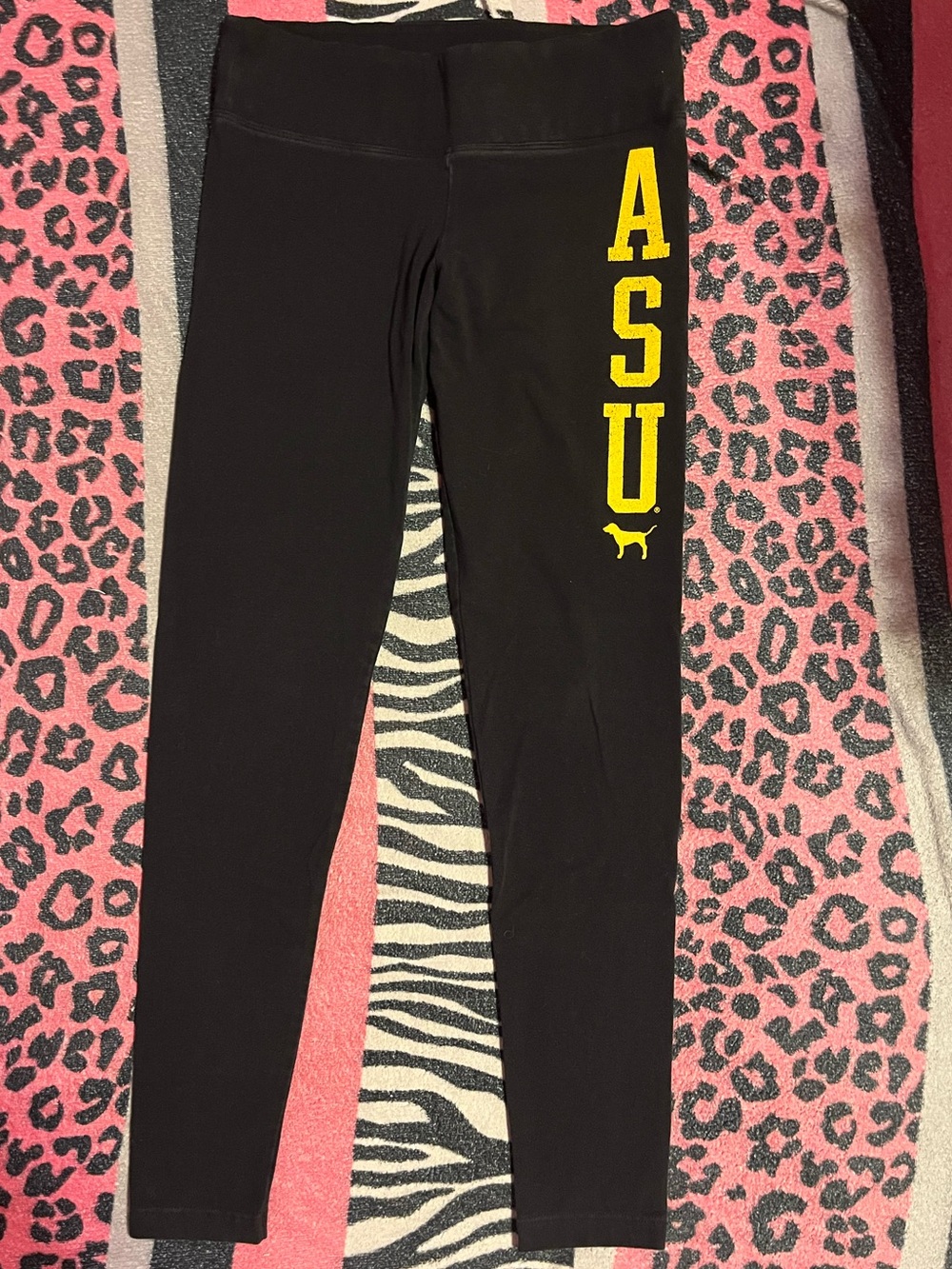 Vintage PINK Victoria's Secret ASU leggings